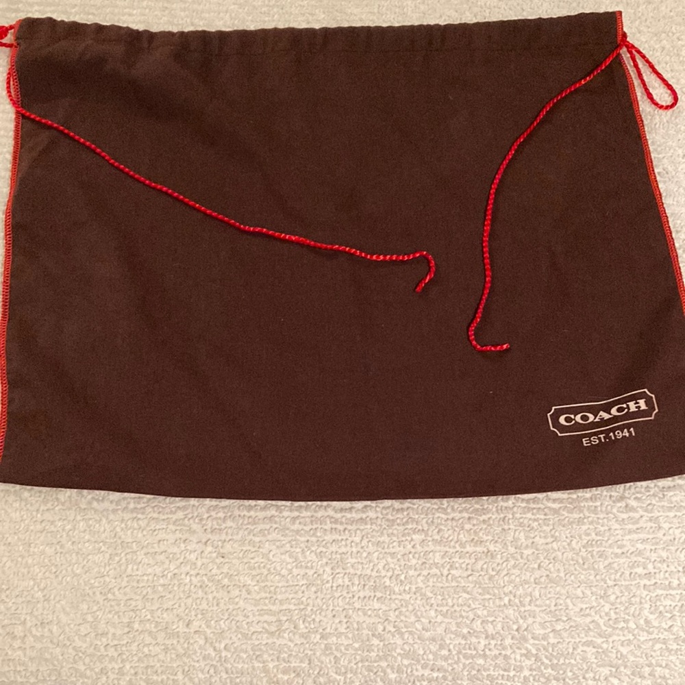 Coach Dustbag Drawstring Duster Logo Dust Bag Fabric Storage Cover Organizer
